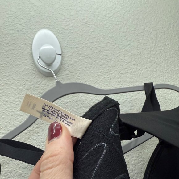 Cacique Bare Solution Black Multi Way Strapless Adjustable Bra Womens 38D NEW - Picture 5 of 7